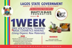 Lagos State in conjunction with Beauty in Black Foundation provides job opportunities for 210 Youth.dailyfamily.ng