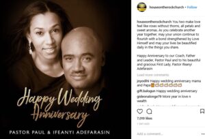 House on the Rock Church Celebrates Founder and Wife on Their Wedding Anniversary2.dailyfamily.ng